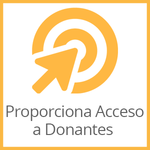 Proporciona Acceso a Donantes