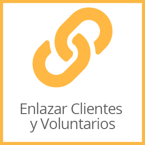 Enlazar Clientes y Voluntarios